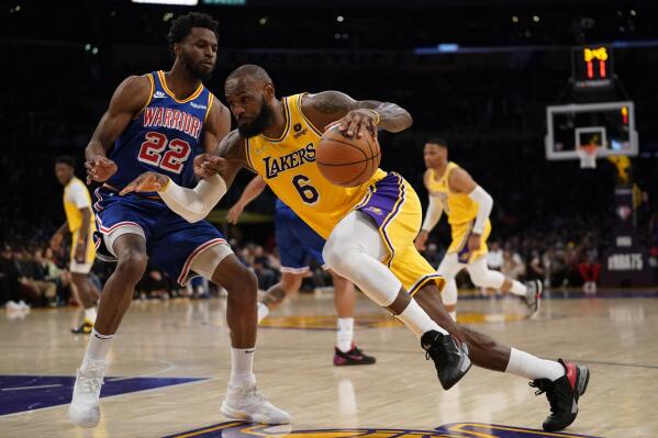 LeBron James scores 56 points to help Lakers beat Warriors AP News